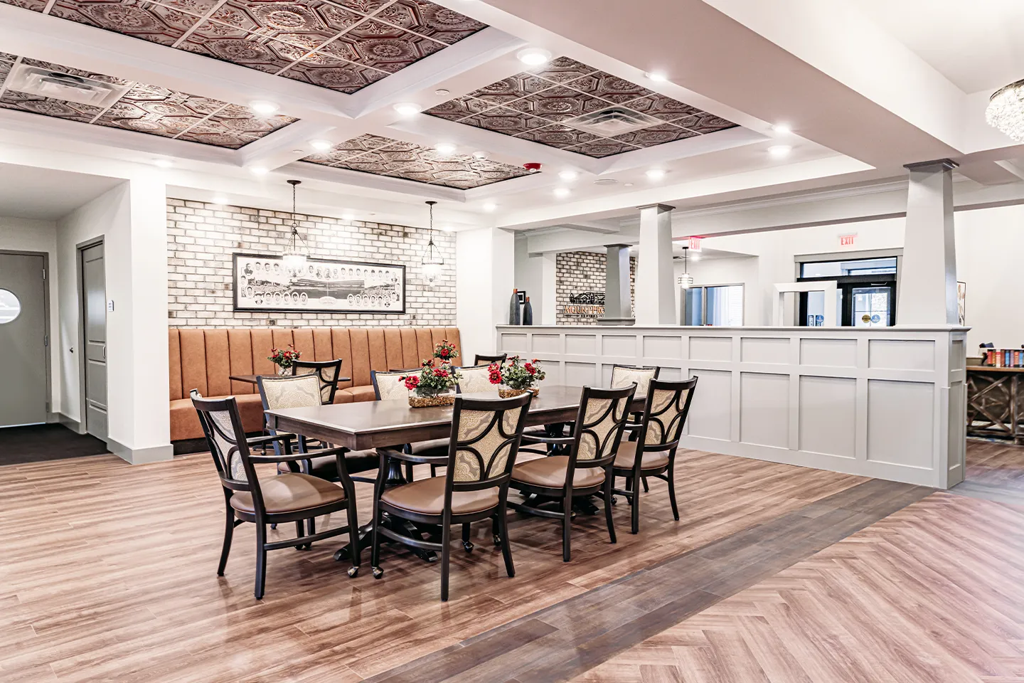 Dining Room at American House Mount Prospect Assisted Living and Memory Care Facility