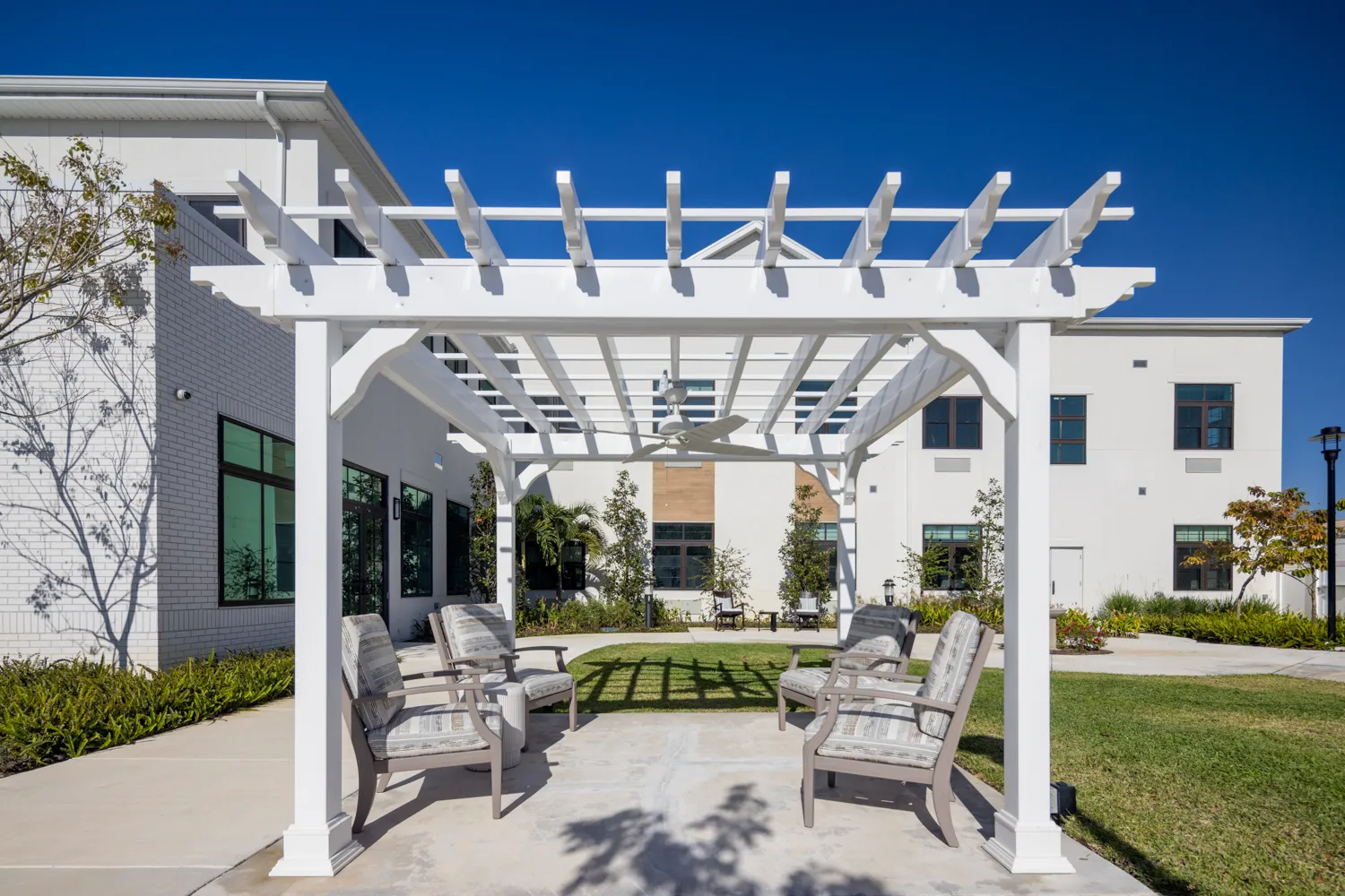 American House Boynton Beach chairs on the lanai