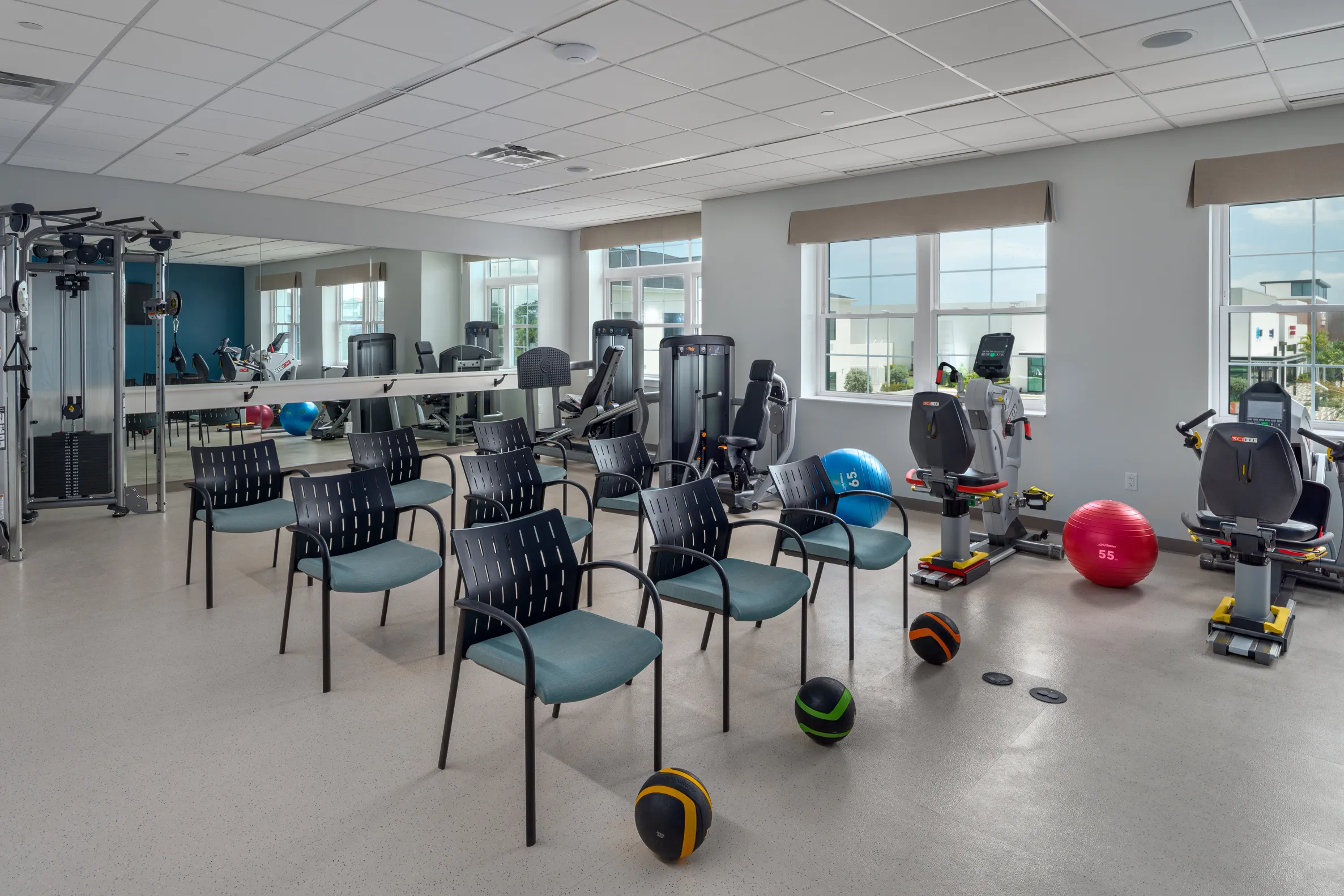 American House Boynton Beach accessible fitness center