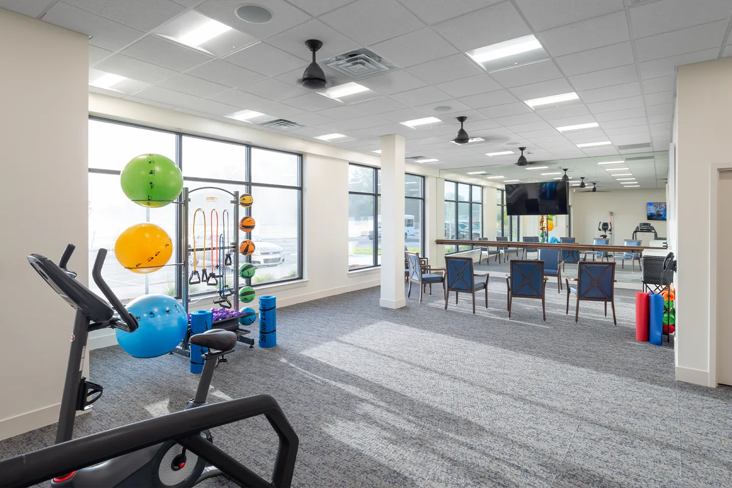 Fitness Center at American House Meridian Senior Living Community